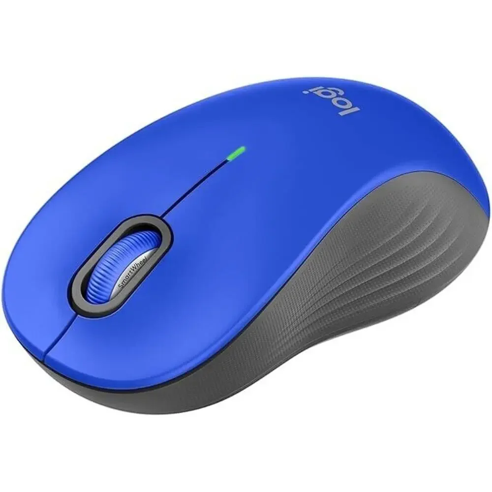 Logitech Signature 550L Wireless Mouse (Blue) Bluetooth, USB - For Large Hands